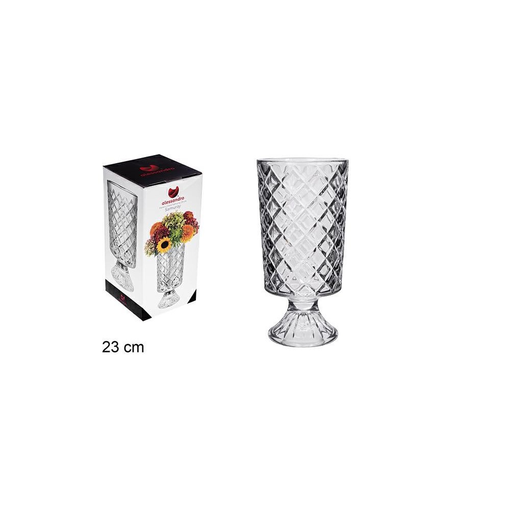 VASO DI VETRO SAMURAY 23 CM